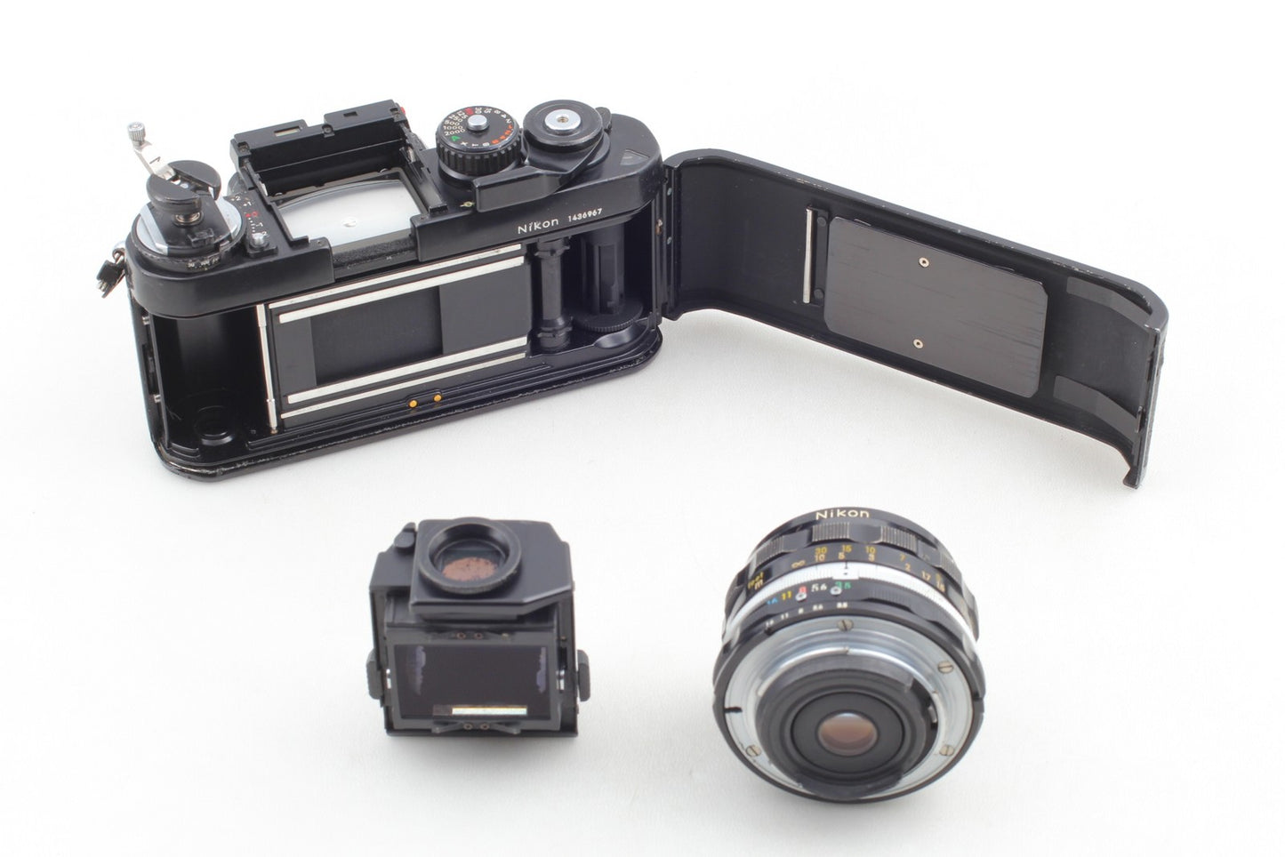 *Opt MINT* Nikon F3 Eye Level SLR 35mm Film Camera Ai 28mm f/3.5 Lens From JAPAN