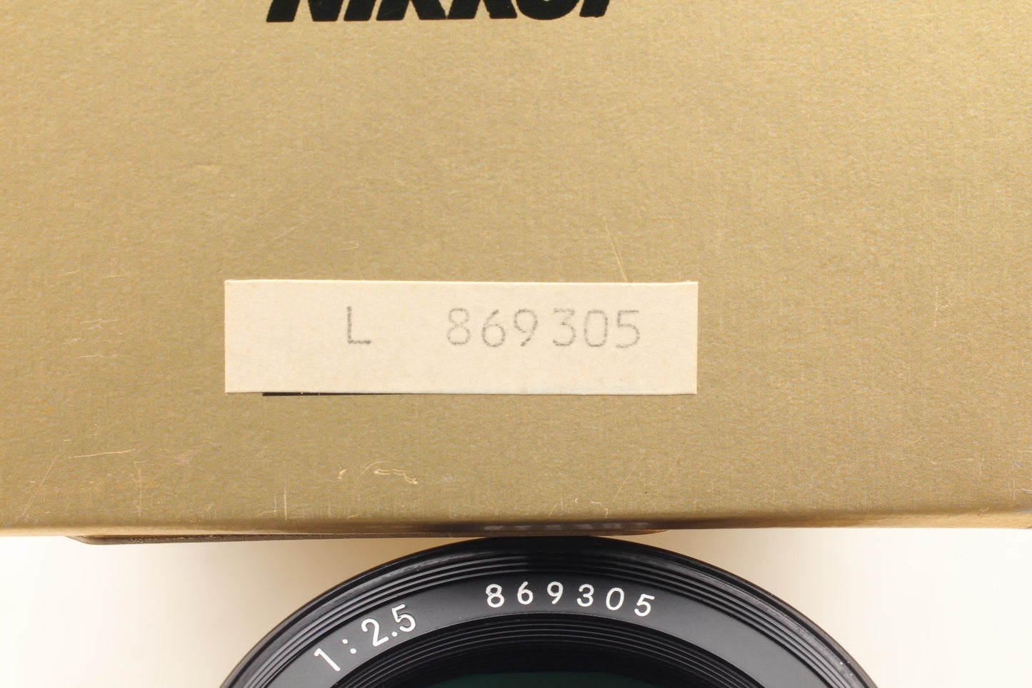 *Unused in Box* Nikon Ai Nikkor 105mm F2.5 Telephoto MF Lens F Mount From JAPAN