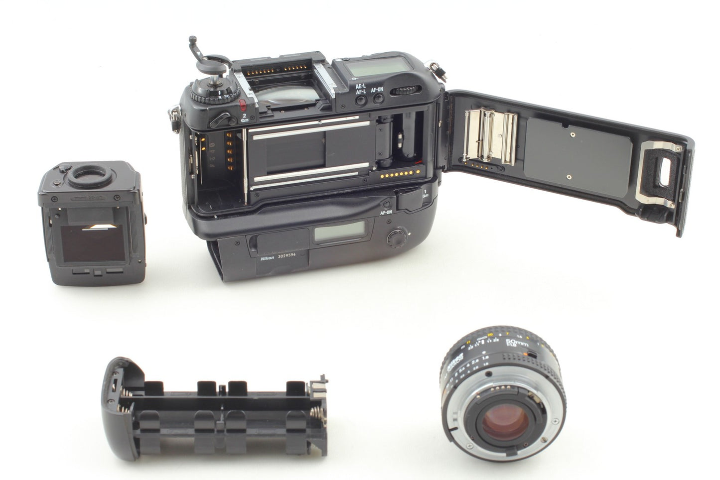 *N MINT+++ w/ Strap* Nikon F5 SLR 35mm Film Camera AF 50mm F1.8 Lens From JAPAN