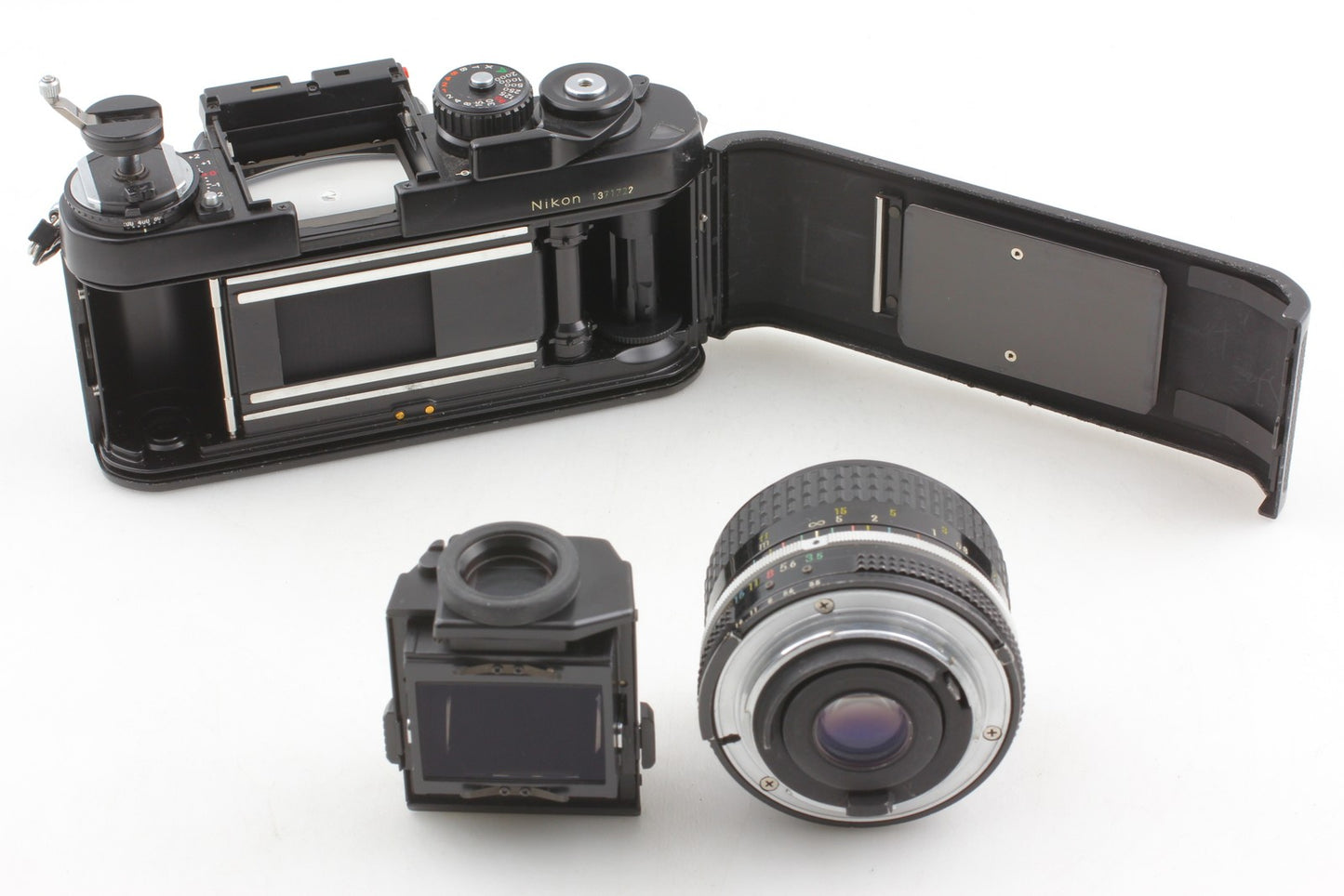*Near MINT* Nikon F3 Eye Level SLR 35mm Film Camera Ai 28mm F3.5 Lens From JAPAN