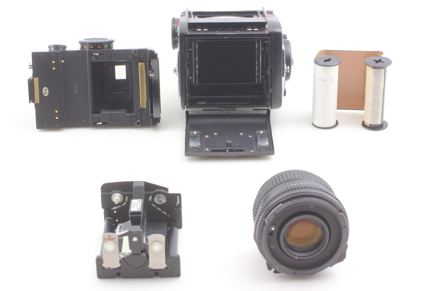 Meter Works *N MINT* Mamiya M645 PD Finder Sekor C E 70mm F2.8 Lens From JAPAN