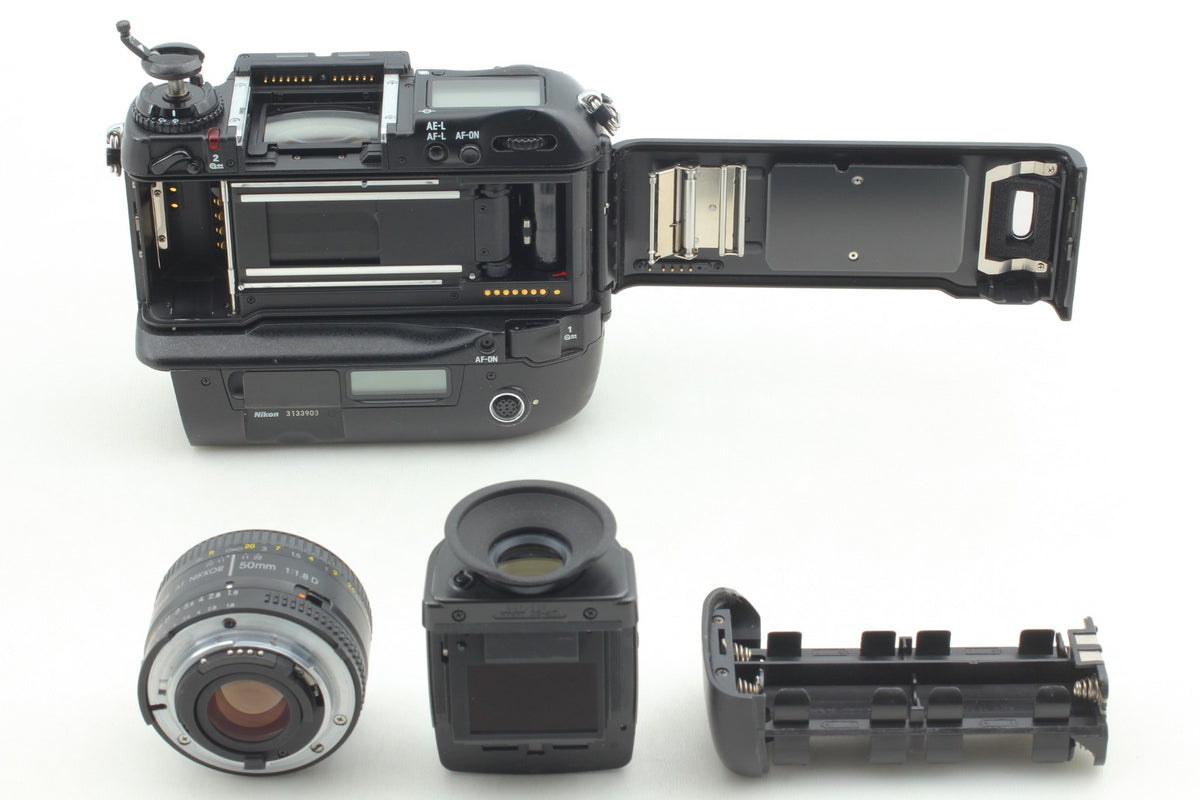 *N MINT+++ w/ Strap* Nikon F5 SLR 35mm Film Camera AF 50mm F1.8D Lens From JAPAN
