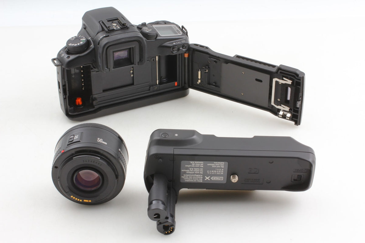 *N MINT+++ w/ BP-300* Canon EOS-7 ELAN 7E Camera EF 50mm F1.8 II Lens From JAPAN