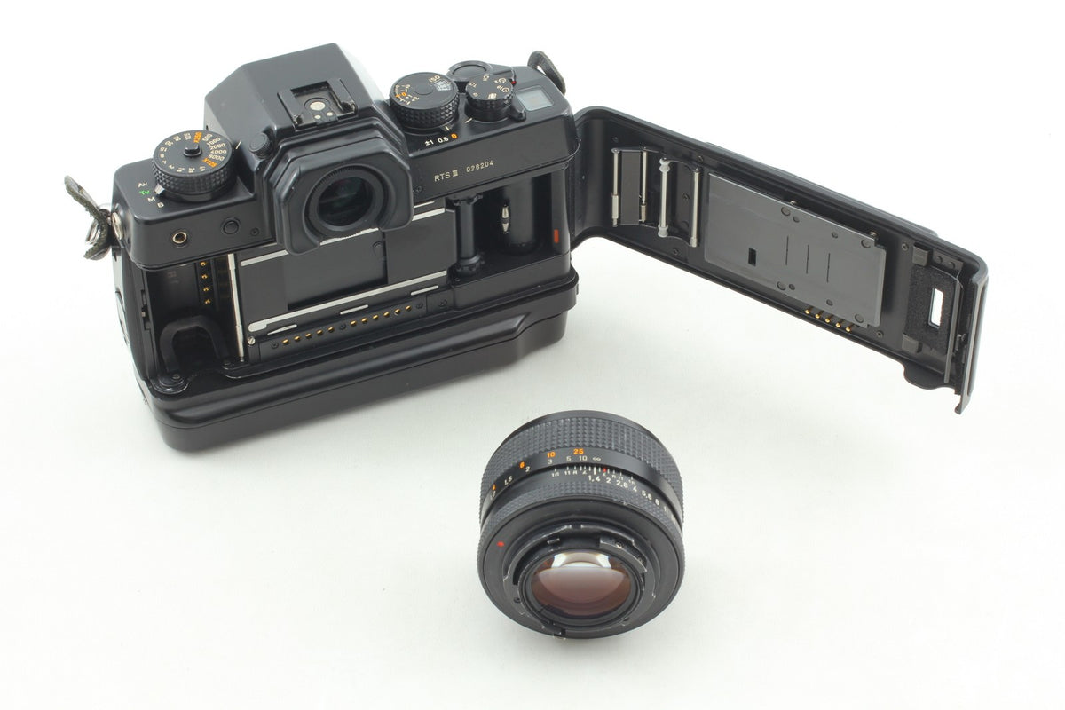 *N MINT+++* CONTAX RTS III 35mm Film Camera Planar 50mm F1.4 AEJ Lens From JAPAN