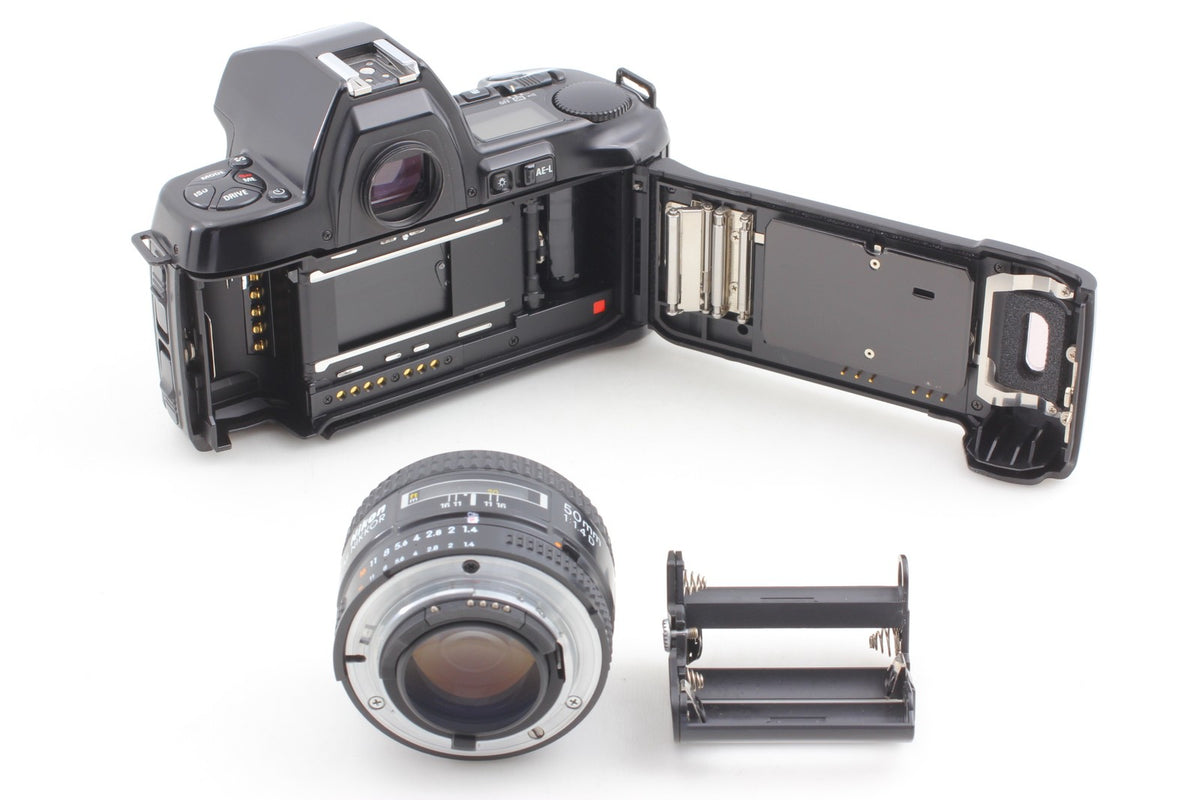 *MINT w/Strap* Nikon F-801 S SLR 35mm Film Camera AF 50mm F1.4 D Lens From JAPAN