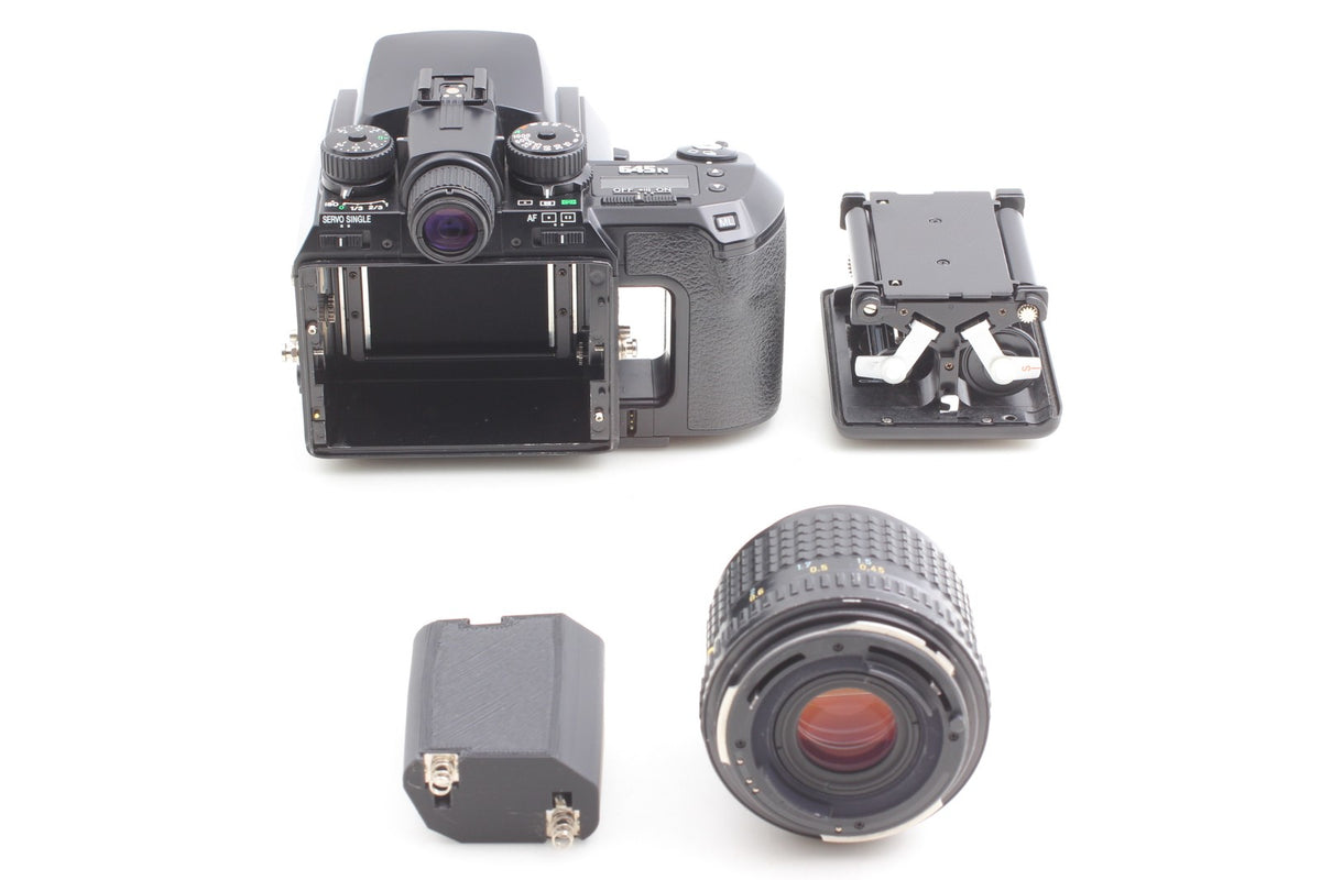 Read *Exc+5* PENTAX 645N Camera SMC A 55mm F2.8 Lens 120 Film Back From JAPAN