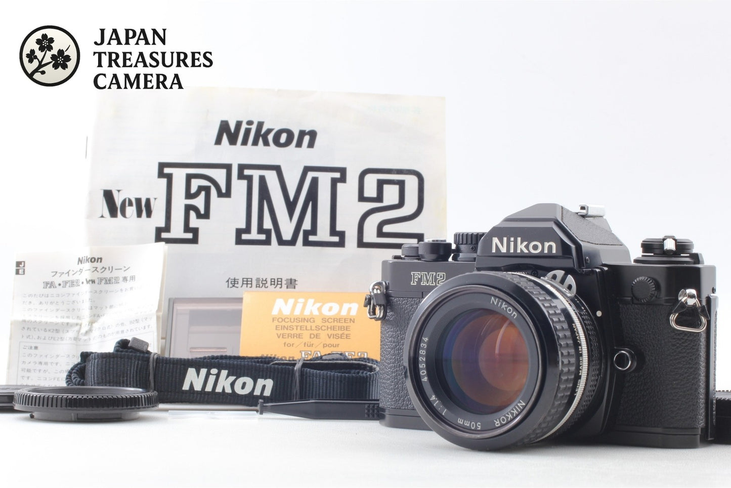 *Near MINT+++* Nikon New FM2 FM2N 35mm Film Camera Ai 50mm F1.4 Lens From JAPAN