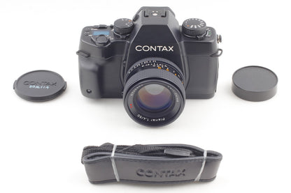 *MINT+++ * Contax ST SLR 35mm Film Camera Planar 50mm f/1.4 AEJ Lens From JAPAN