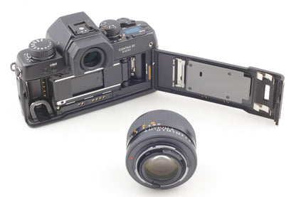 *MINT+++ * Contax ST SLR 35mm Film Camera Planar 50mm f/1.4 AEJ Lens From JAPAN