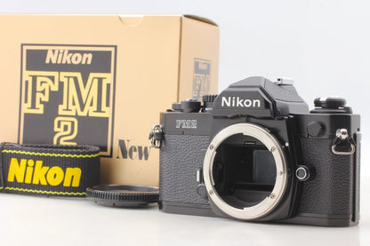 Rare *Unused in Box* Nikon New FM2 FM2N Black SLR 35mm Film Camera From JAPAN