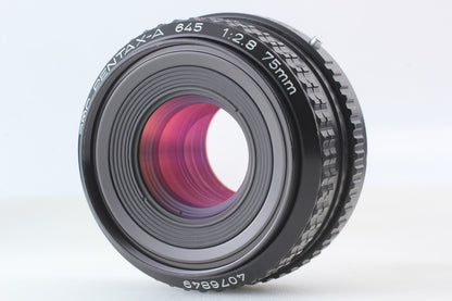 *MINT* Pentax 645 NII N II Camera SMC A 75mm f/2.8 Lens 120 Film Back From JAPAN