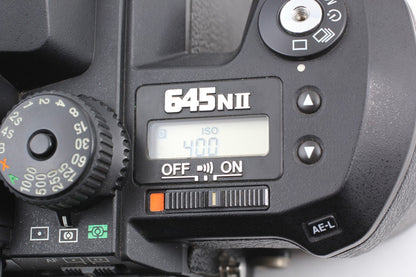*MINT* Pentax 645 NII N II Camera SMC A 75mm f/2.8 Lens 120 Film Back From JAPAN