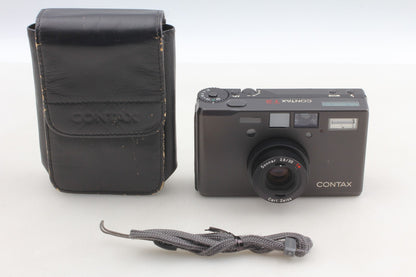 *MINT w/ Case* Contax T3D Titan Black Point & Shoot 35mm Film Camera From JAPAN