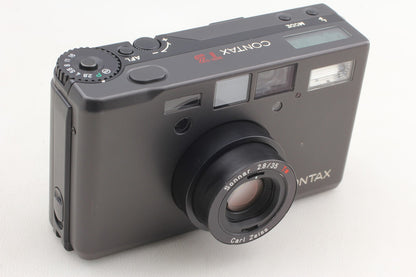 *MINT w/ Case* Contax T3D Titan Black Point & Shoot 35mm Film Camera From JAPAN