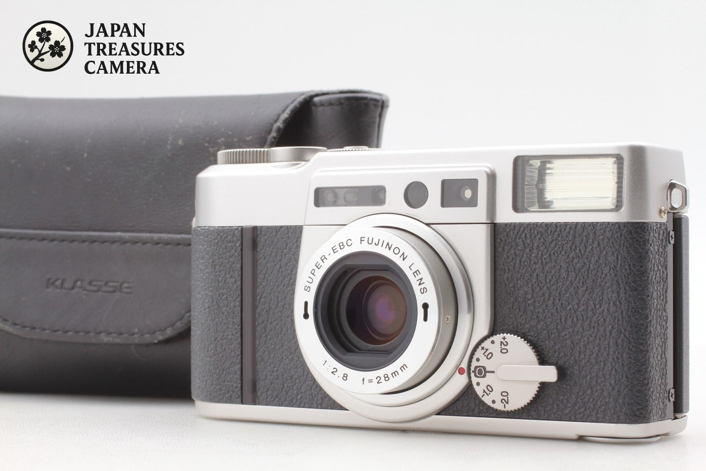 *Top MINT w/ Case* Fuji Fujifilm Klasse W Silver Point & Shoot Film Camera JAPAN