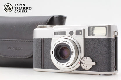 *Top MINT w/ Case* Fuji Fujifilm Klasse W Silver Point & Shoot Film Camera JAPAN