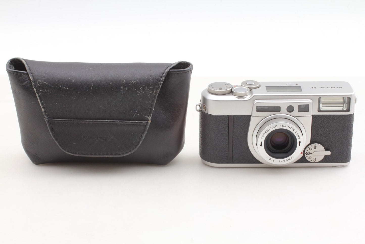 *Top MINT w/ Case* Fuji Fujifilm Klasse W Silver Point & Shoot Film Camera JAPAN