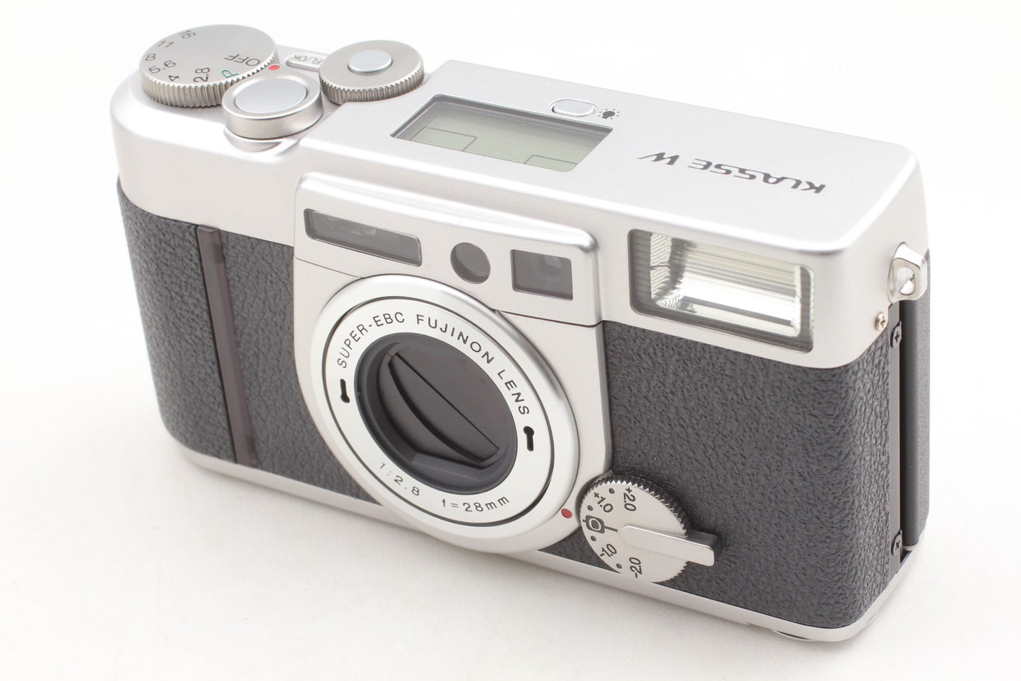 *Top MINT w/ Case* Fuji Fujifilm Klasse W Silver Point & Shoot Film Camera JAPAN
