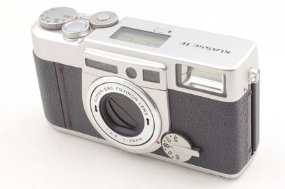 *Top MINT w/ Case* Fuji Fujifilm Klasse W Silver Point & Shoot Film Camera JAPAN