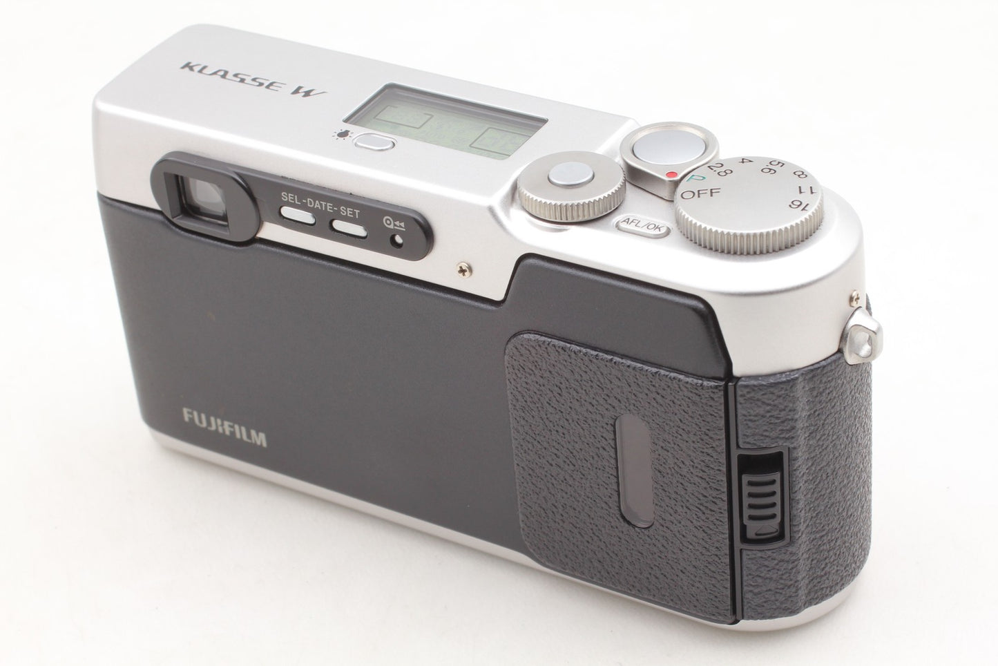 *Top MINT w/ Case* Fuji Fujifilm Klasse W Silver Point & Shoot Film Camera JAPAN