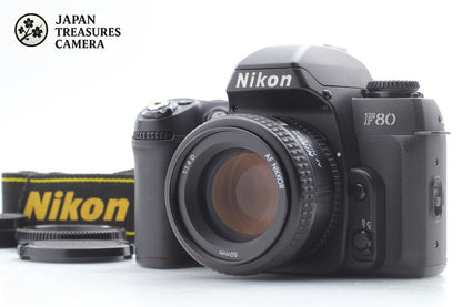 *Top MINT+++ w/Strap* Nikon F80 S 35mm Film Camera AF 50mm F1.4D Lens From JAPAN