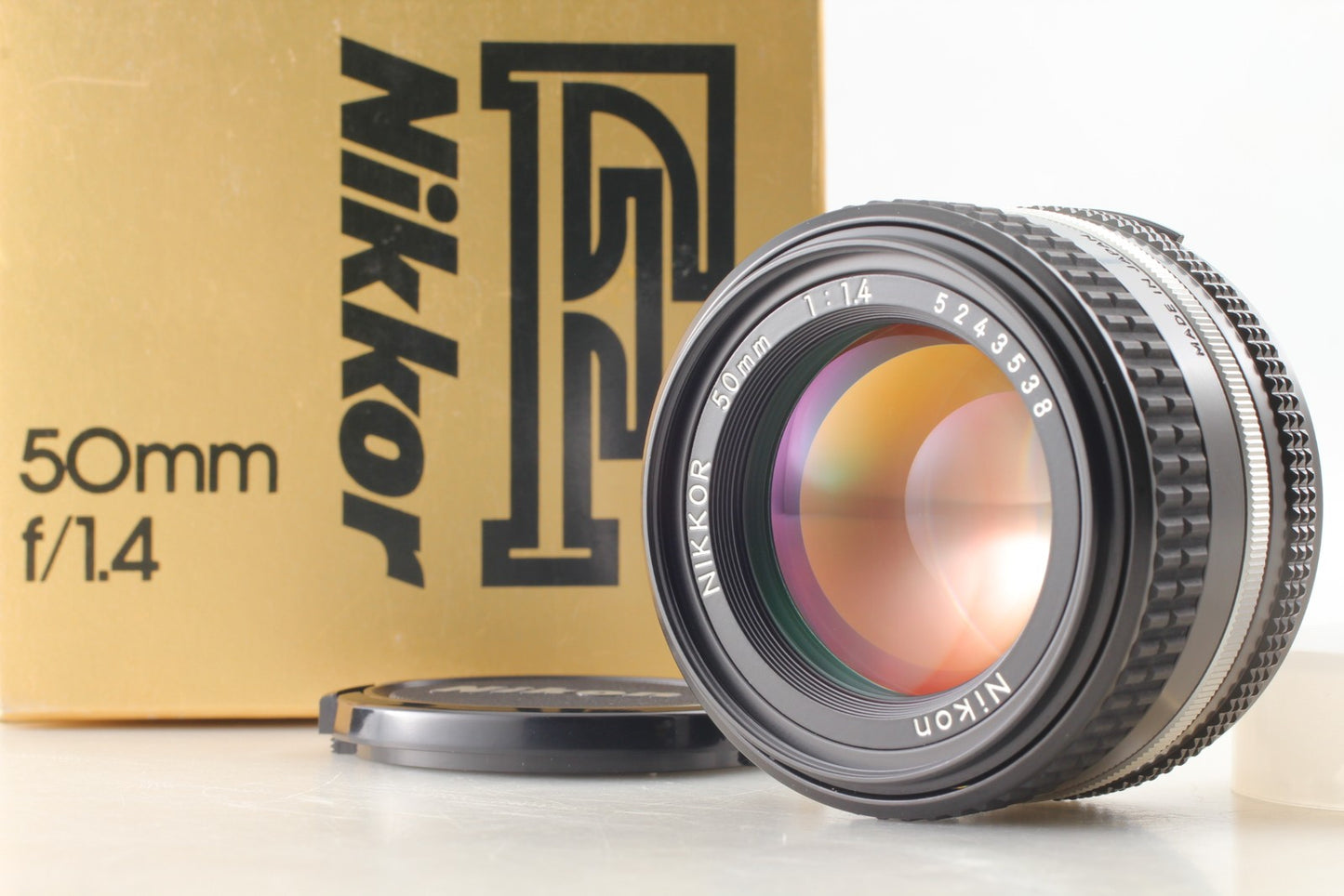 *Unused in Box* Nikon Ai-s Ais Nikkor 50mm F1.4 MF Prime Lens F Mount From JAPAN
