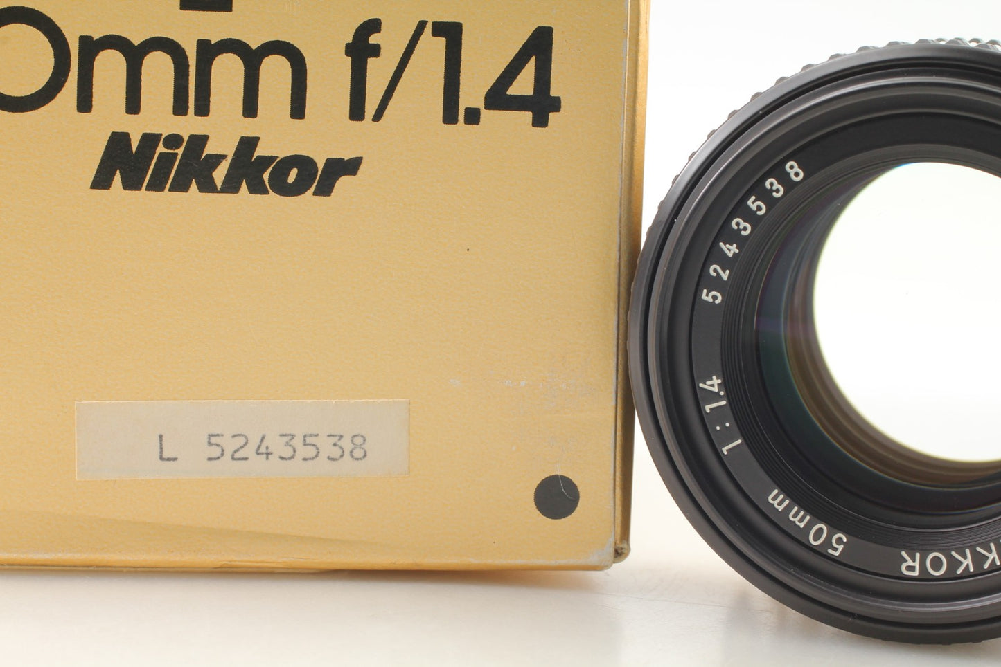 *Unused in Box* Nikon Ai-s Ais Nikkor 50mm F1.4 MF Prime Lens F Mount From JAPAN