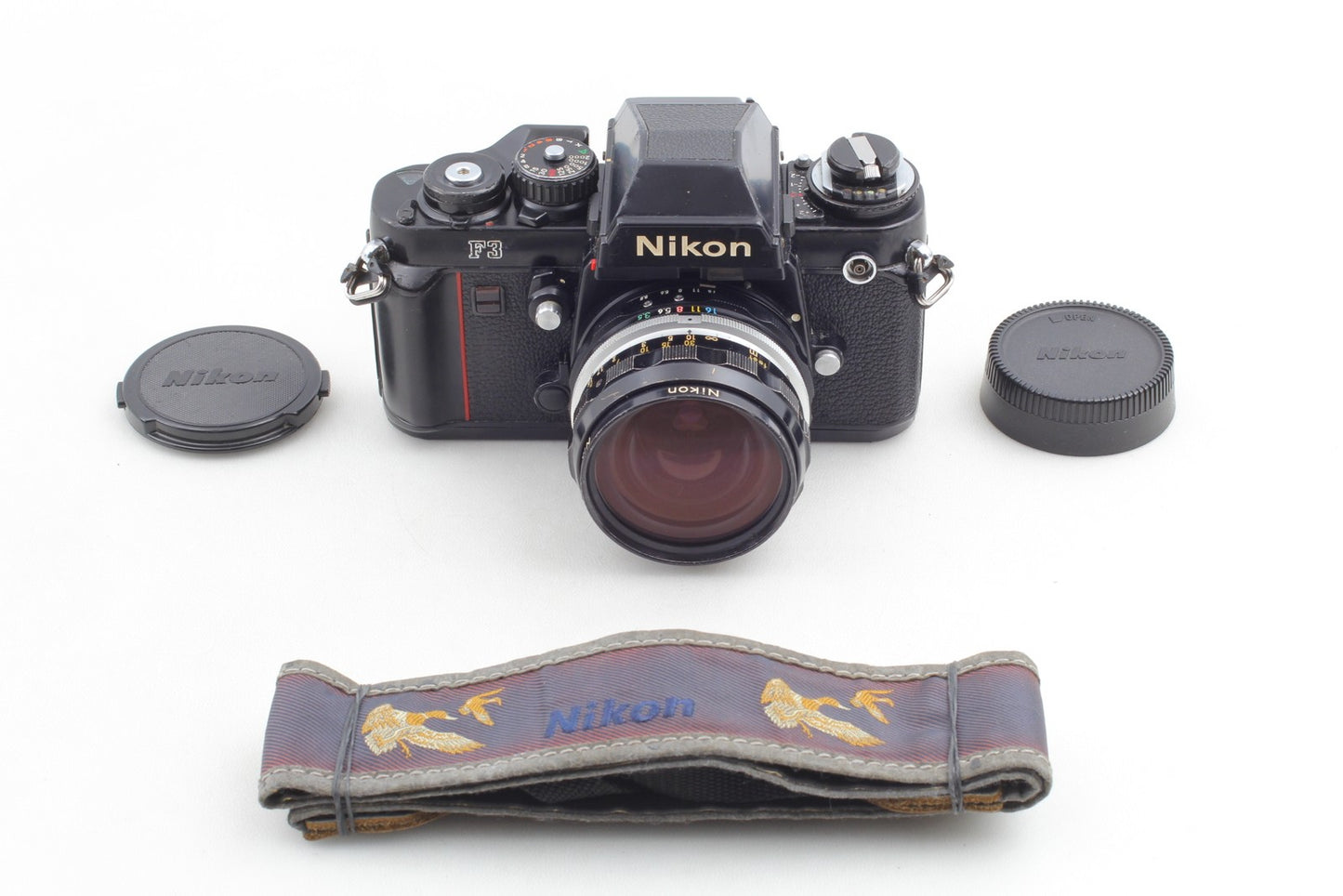*Opt MINT* Nikon F3 Eye Level SLR 35mm Film Camera Ai 28mm f/3.5 Lens From JAPAN