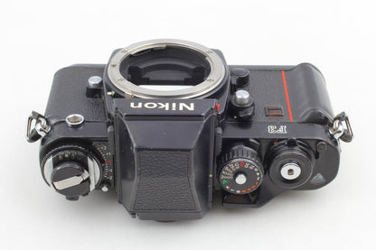 *Opt MINT* Nikon F3 Eye Level SLR 35mm Film Camera Ai 28mm f/3.5 Lens From JAPAN