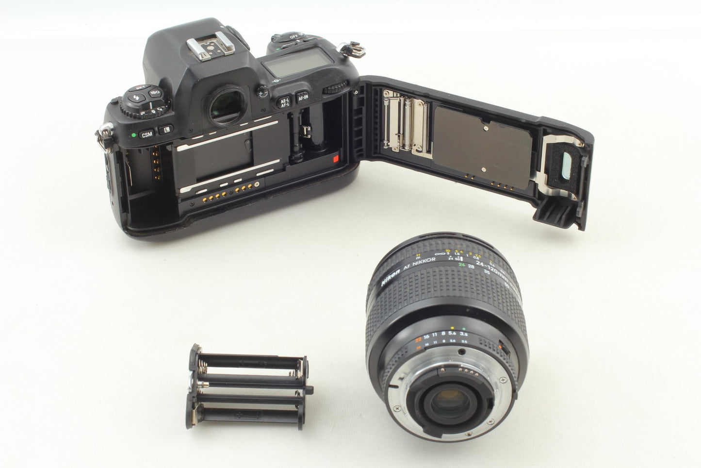 S/N 231xxxx *N MINT+++* Nikon F100 Film Camera AF 24-120mm f/3.5-5.6D Lens JAPAN
