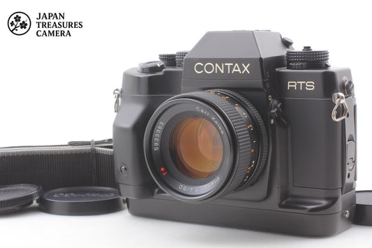 *MINT* Contax RTS III SLR 35mm Film Camera Planar 50mm f/1.4 AEJ Lens From JAPAN