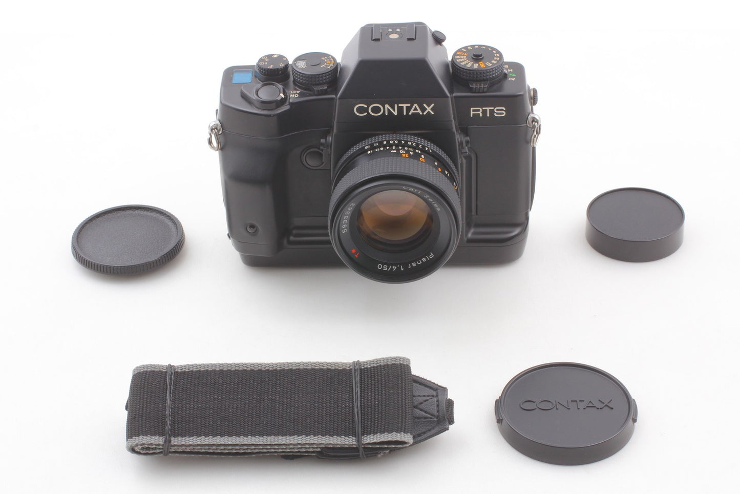 *MINT* Contax RTS III SLR 35mm Film Camera Planar 50mm f/1.4 AEJ Lens From JAPAN