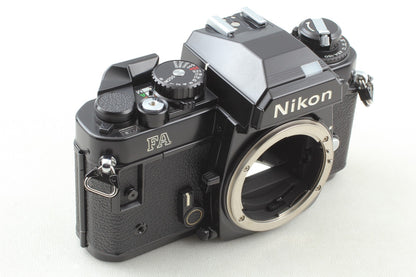 SN 530xxxx *Almost Unused in Box* Nikon FA Black SLR 35mm Film Camera From JAPAN