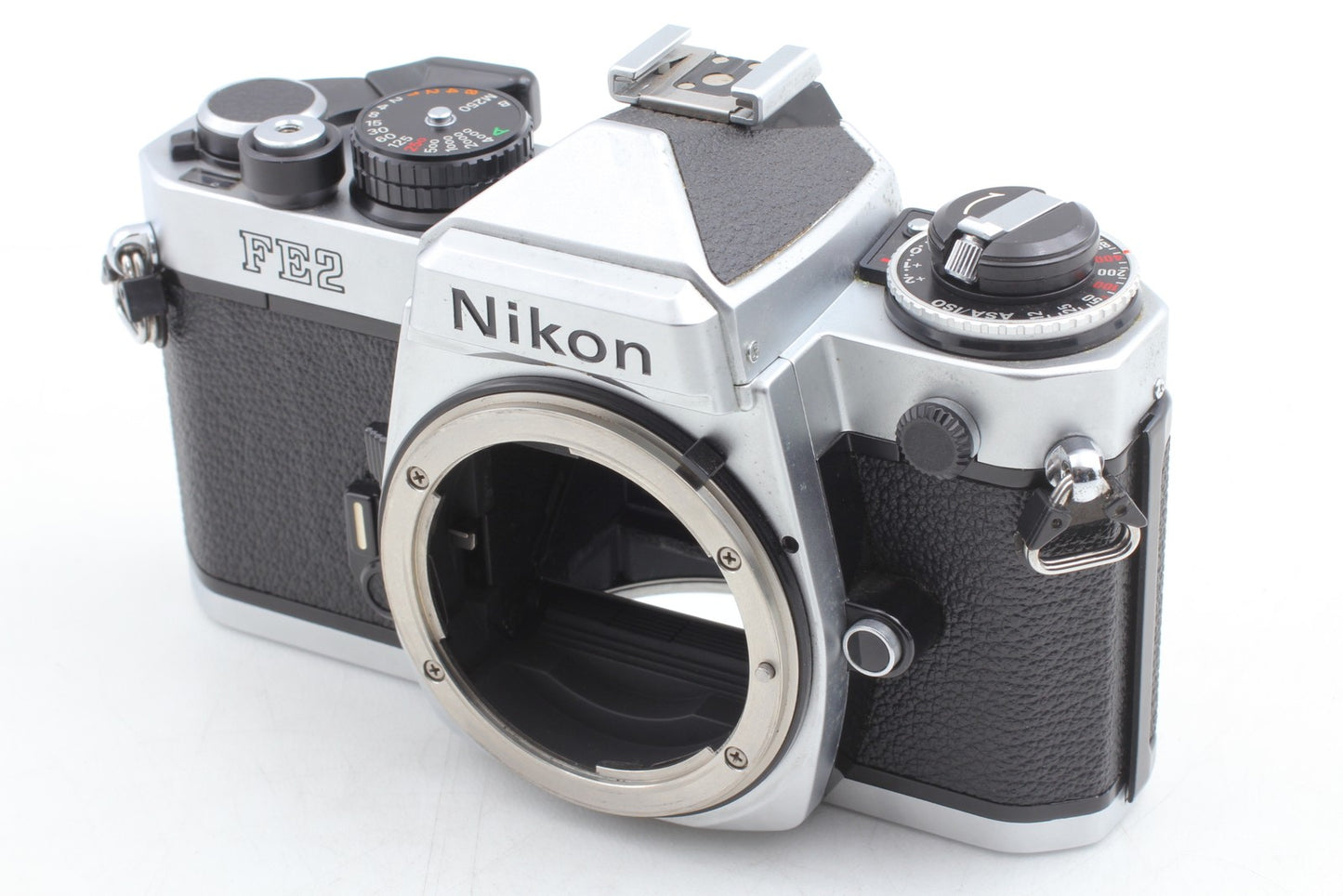 *N MINT+++* Nikon FE2 Silver SLR 35mm Film Camera Ai 28mm f/3.5 Lens From JAPAN