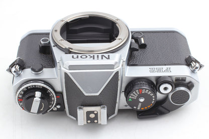 *N MINT+++* Nikon FE2 Silver SLR 35mm Film Camera Ai 28mm f/3.5 Lens From JAPAN