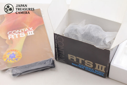 Rare *Almost Unused in Box* Contax RTS III SLR 35mm Film Camera Body From JAPAN