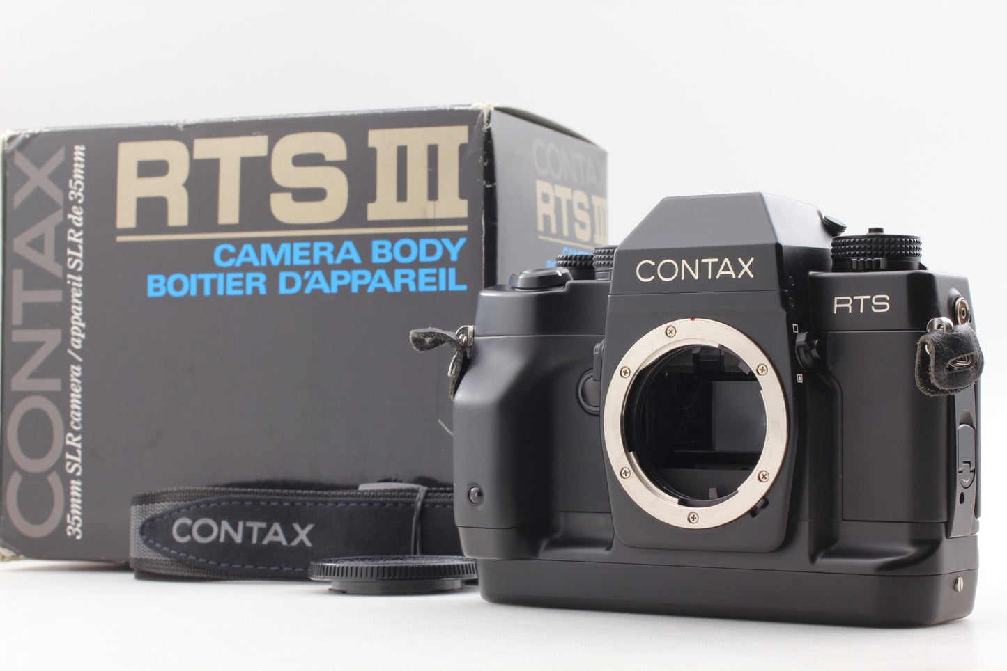 Rare *Almost Unused in Box* Contax RTS III SLR 35mm Film Camera Body From JAPAN