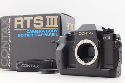 Rare *Almost Unused in Box* Contax RTS III SLR 35mm Film Camera Body From JAPAN