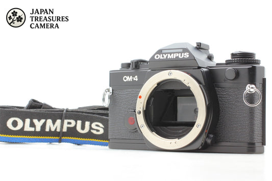 All Works *Top MINT w/ Strap* Olympus OM-4 Black SLR 35mm Film Camera From JAPAN