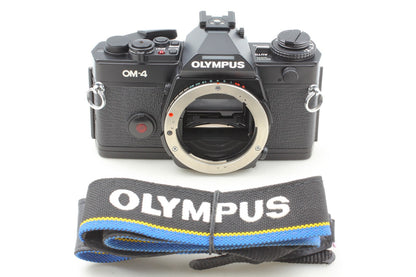 All Works *Top MINT w/ Strap* Olympus OM-4 Black SLR 35mm Film Camera From JAPAN