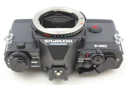 All Works *Top MINT w/ Strap* Olympus OM-4 Black SLR 35mm Film Camera From JAPAN