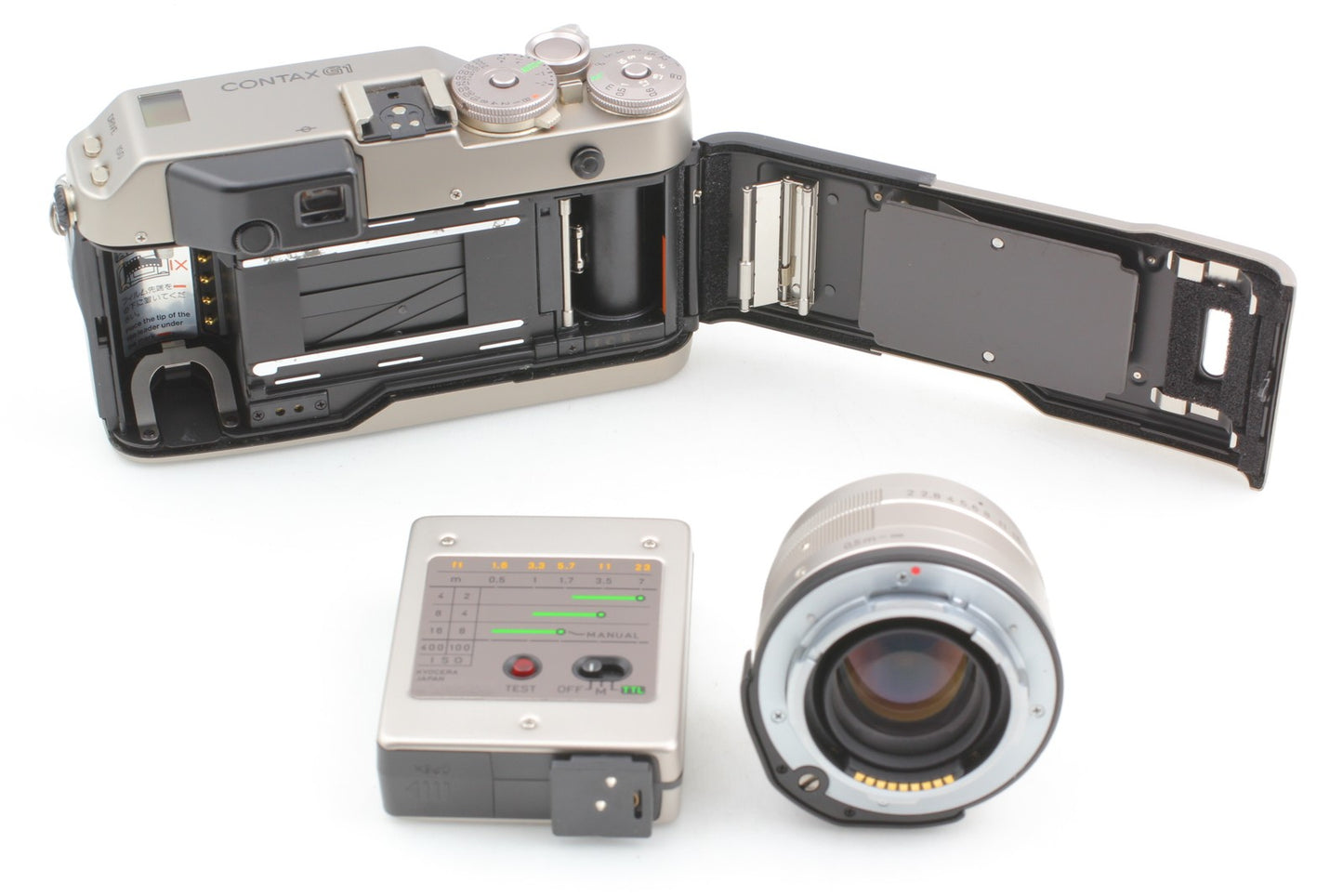 Top MINT* Contax G1 35mm Film Camera Planar 45mm F2 Lens TLA140 Flash From JAPAN