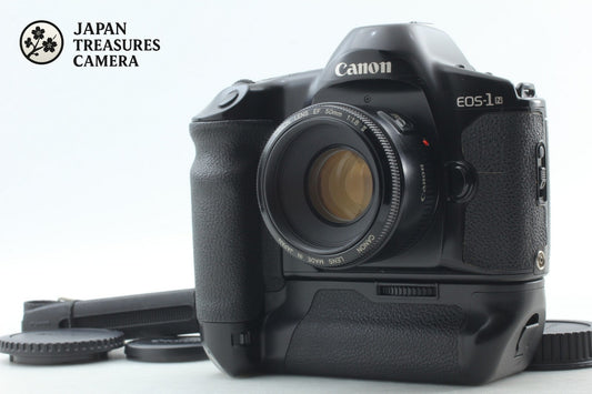 *Near MINT+++* Canon EOS-1N HS 35mm Film Camera EF 50mm F1.8 II PB-E2 From JAPAN