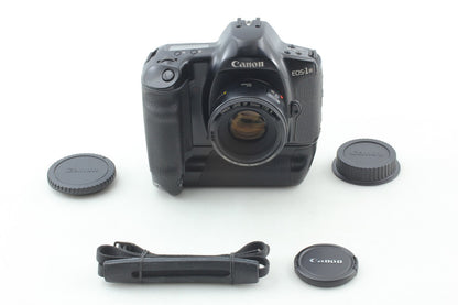 *Near MINT+++* Canon EOS-1N HS 35mm Film Camera EF 50mm F1.8 II PB-E2 From JAPAN