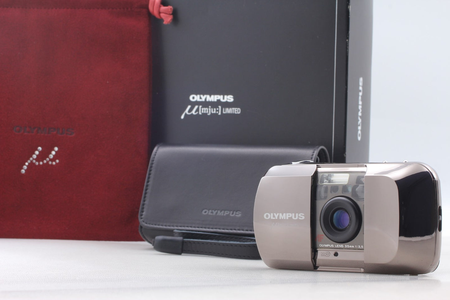 Limited *Unused in Box* Olympus μ Mju Point & Shoot 35mm Film Camera From JAPAN