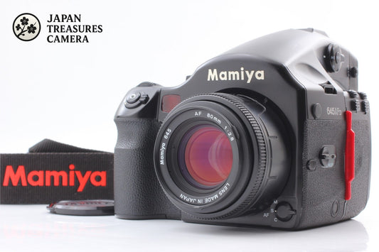 *MINT* Mamiya 645 AFD Film Camera AF 80mm f/2.8 Lens HM401 Film Back From JAPAN