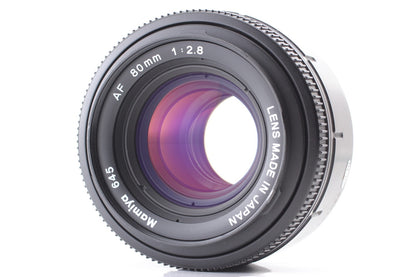 *MINT* Mamiya 645 AFD Film Camera AF 80mm f/2.8 Lens HM401 Film Back From JAPAN