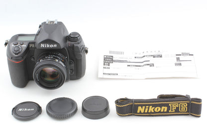 2026 Updated *MINT* Nikon F6 SLR 35mm Film Camera + AF 50mm F1.4 Lens From JAPAN