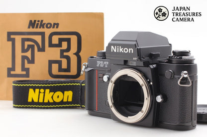 S/N 850xxxx *N MINT* Nikon F3/T HP Titan Black SLR 35mm Film Camera From JAPAN
