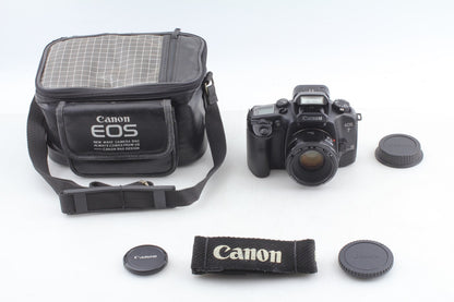 *Top MINT* Canon EOS-7 ELAN 7E SLR 35mm Film Camera EF 50mm F1.8 II From JAPAN